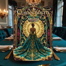Fête d'anniversaire de Quinceañera Exotique Turquo