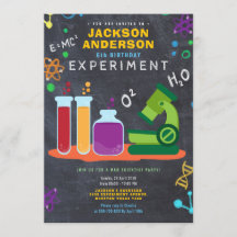 fête d'anniversaire de science