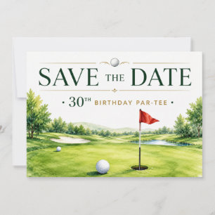 Invitation Fête d'anniversaire des 30 ans de Golf