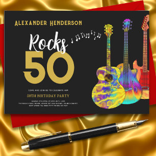 Invitation Fête d'anniversaire des 50 ans du Rock and Roll
