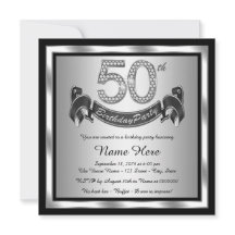 Fête d'anniversaire des 50 ans en argent