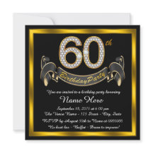 Fête d'anniversaire des 60 ans Black Gold