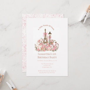 Invitation Fête d'anniversaire des filles A Little Touch Of P