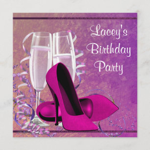 Invitation Fête d'anniversaire des roses indien de la femme