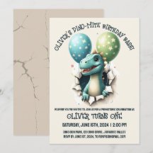 Fête d'anniversaire Dino-Mite