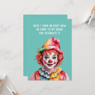 Invitation fête d'anniversaire d'invitation à 30e