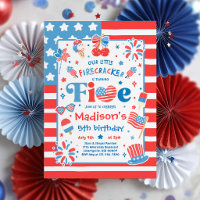 Fête d'anniversaire du 14 juillet petite pétarade 