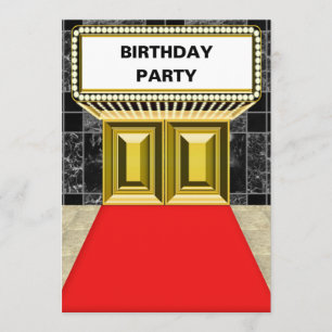 Invitation Fête d'anniversaire du Marquis des lumières de Bro