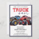 Invitation Fête d'anniversaire du Monster Truck Enfants Moder (Devant)