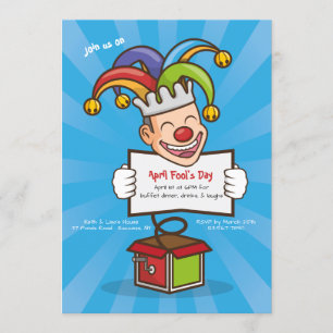 Invitation Fête d'anniversaire du Poisson d'avril