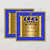 Fête d'anniversaire du roi ou de la reine Royal Bl