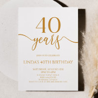 Fête d'anniversaire élégante minimaliste Champagne