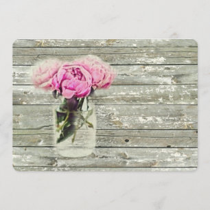 Invitation fête d'anniversaire florale de rose élégant de