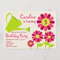 Fête d'anniversaire - jardin d'agrément et boîte