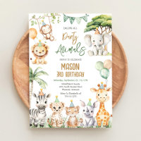 Fête d'anniversaire Jungle Safari pour tous les fê