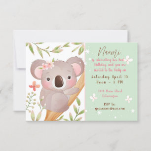 Invitation Fête d'anniversaire personnalisée pour l'enfant Ko
