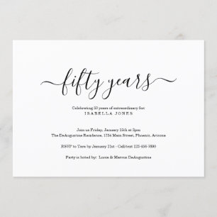 Invitation Fête d'anniversaire pour adultes