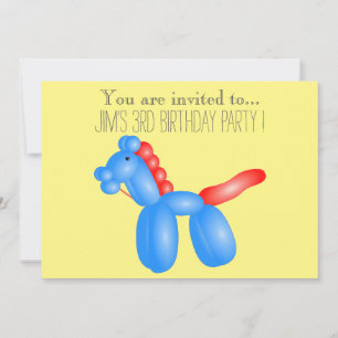 Invitation Fête d'anniversaire pour bébé ou tout petit enfant