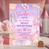 Fête d'anniversaire pyjama rose et violet