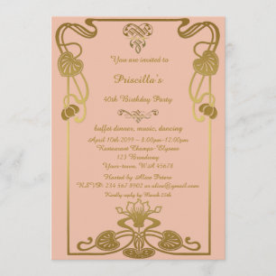 Invitation Fête d'anniversaire Quel que soit l'âge, style Gat