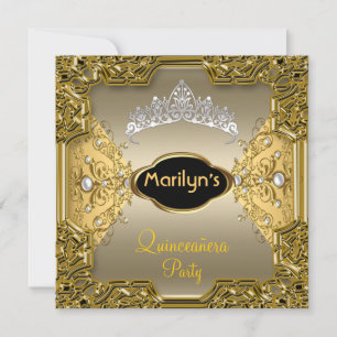 Invitation Fête d'anniversaire Quinceañera 15 ans