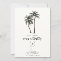 Fête d'anniversaire rustique de style tropical et
