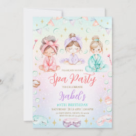 Invitation Fête d'anniversaire spa