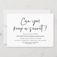 Fête d'anniversaire surprise