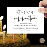 Fête d'anniversaire surprise