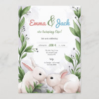 Fête d'anniversaire Twin Bunnies
