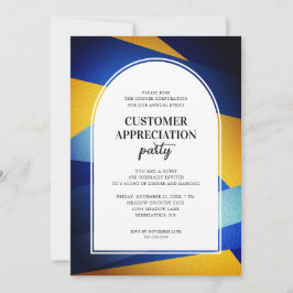 Invitation Fête d'appréciation client Arch moderne