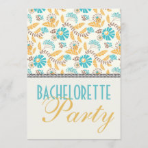 fête de bachelorette moderne fantaisiste florale o