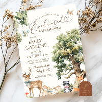 Fête de Bébé Animaux de la Forêt Enchantée