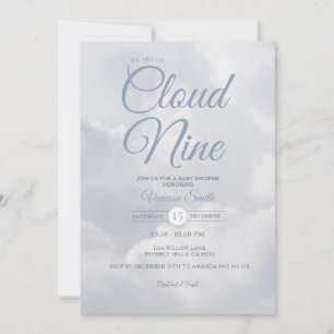 Invitation Fête de bébé au genre neutre Nous sommes au septiè