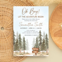 Fête de bébé aventureuse en forêt
