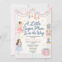 Fête de bébé Casse-Noisette Rose Bleu Sugar Plum