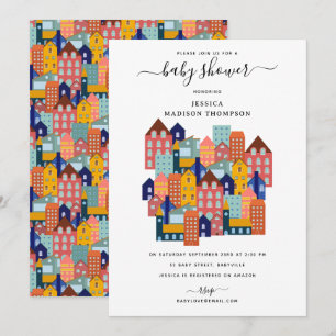 Invitation Fête de Bébé de la Maison de Quartier