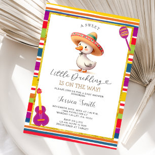 Invitation Fête de bébé de l'oie mexicaine