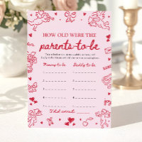 Fête de Bébé Dessinée à la Main Rose Quel âge avai