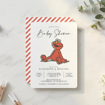 Fête de bébé Elmo Vintage Sesame Street 