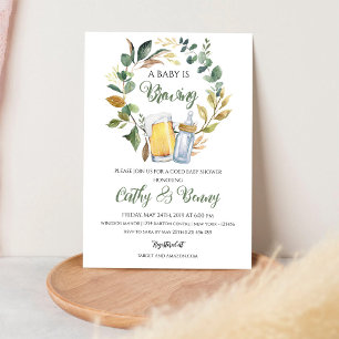 Invitation Fête de Bébé en Route pour les Couples de Futurs P
