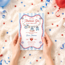 Fête de Bébé Fille Tout Américaine