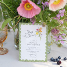 Fête de bébé Fleur de bébé en fleurs