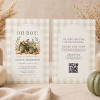 Fête de Bébé Garçon Tracteur Fermier de Tous les A
