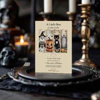Fête de bébé gothique Halloween Chat Fantôme