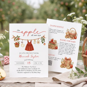 Invitation Fête de Bébé: La Prunelle de Nos Yeux