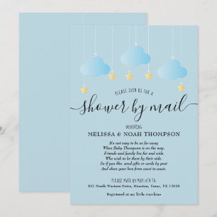 Invitation Fête de Bébé par Courrier à Distance