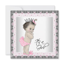 Fête de bébé princesse rose et argentée