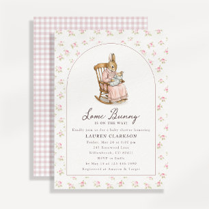 Invitation Fête de bébé Some Bunny inspirée d'un livre d'hist