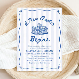 Invitation Fête de Bébé : Un Nouveau Chapitre Commence avec u
